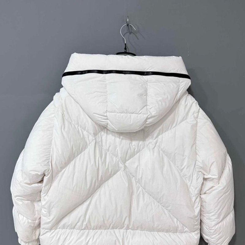 Moncler 白色新款袖標麵包羽絨服2碼胸圍120衣長64 99新配件塵袋-6