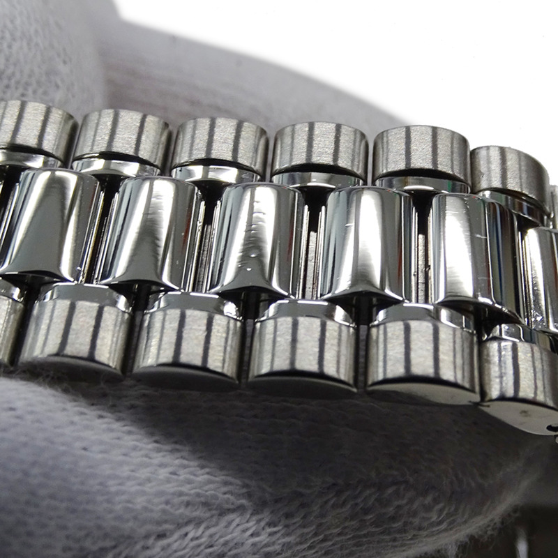 歐米茄超霸系列3521.80男士腕錶，三曆，自動上鍊，不鏽鋼錶殼，銀色/海軍藍，拋光-8