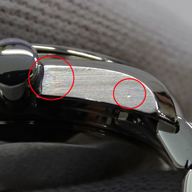 歐米茄超霸系列3521.80男士腕錶，三曆，自動上鍊，不鏽鋼錶殼，銀色/海軍藍，拋光-10