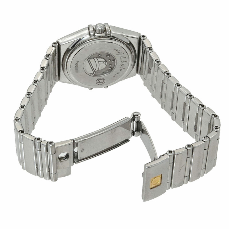 歐米茄星座系列 My Choice 1571 71 女士白色錶殼石英腕錶-3