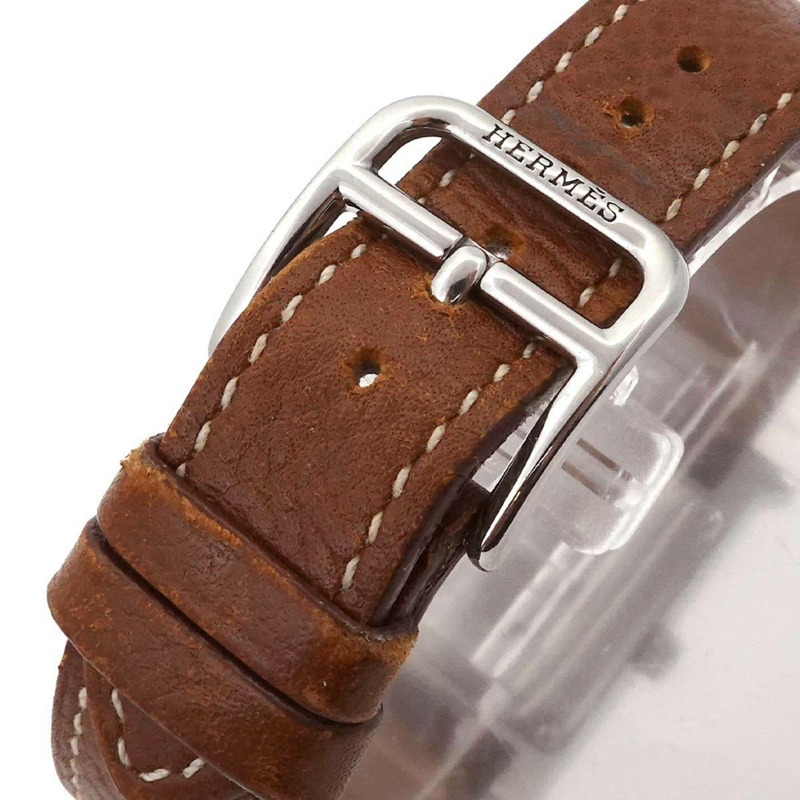 愛馬仕 H 系列 HH1 210 女士銀色石英錶-6