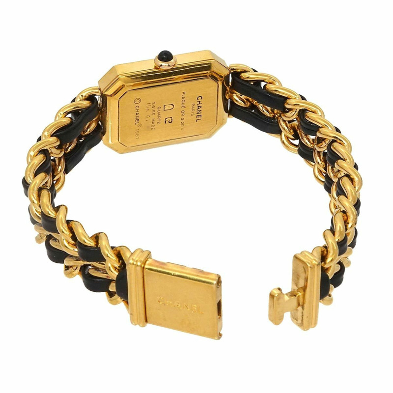 香奈兒 Premiere 女士腕錶,L 碼,H0001,黑金配色,石英機芯-3