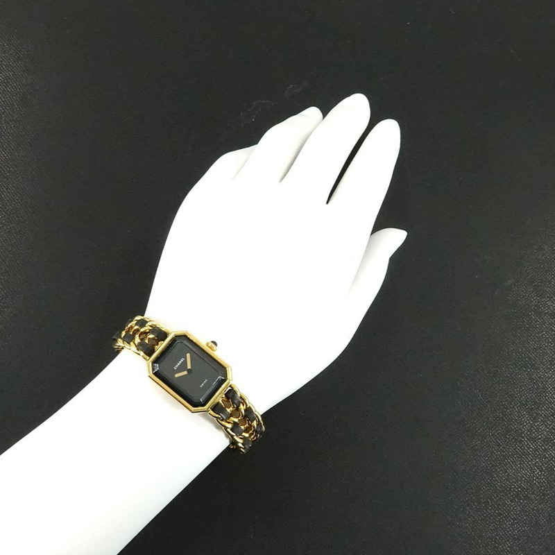 香奈兒 Premiere 女士腕錶,L 碼,H0001,黑金配色,石英機芯-2