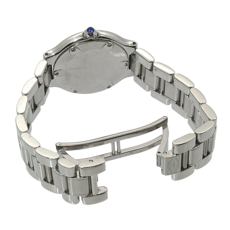 卡地亞 Must 21 Vantianne W10109T2 女士銀色石英腕錶-3