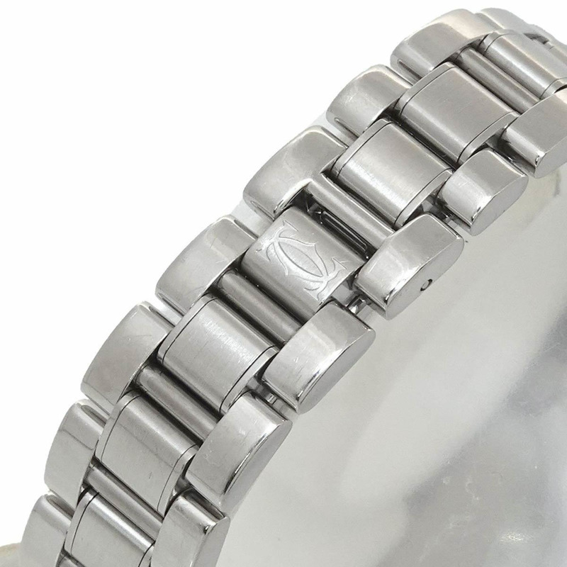 卡地亞 Must 21 Vantianne W10109T2 女士銀色石英腕錶-5