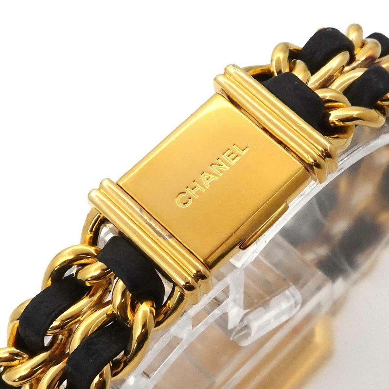 香奈兒 (CHANEL) Premiere 女士腕錶,M 碼,H0001,黑金配色,石英機芯-5