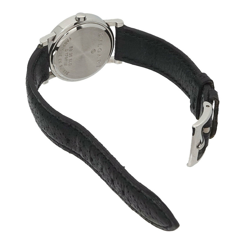 寶格麗 BB26SLD 女士腕錶，日期顯示，黑色石英錶-3