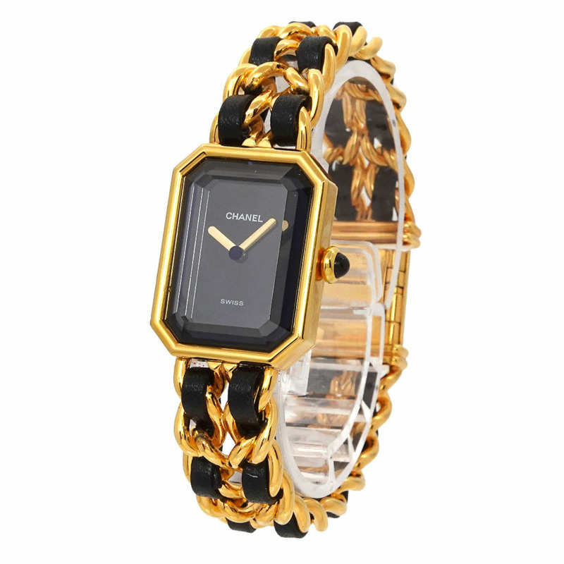 香奈兒 (CHANEL) Premiere 女士腕錶,M 碼,H0001,黑金配色,石英機芯-1