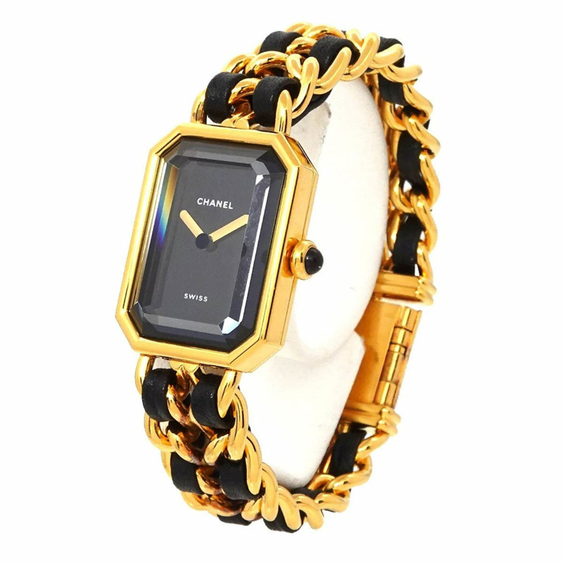 香奈兒 (CHANEL) Premiere 女士腕錶，S 碼，H0001，黑金配色，石英機芯-1