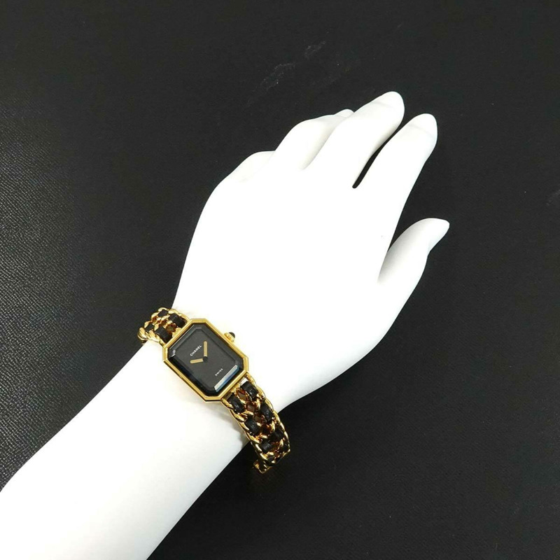 香奈兒 (CHANEL) Premiere 女士腕錶，S 碼，H0001，黑金配色，石英機芯-2