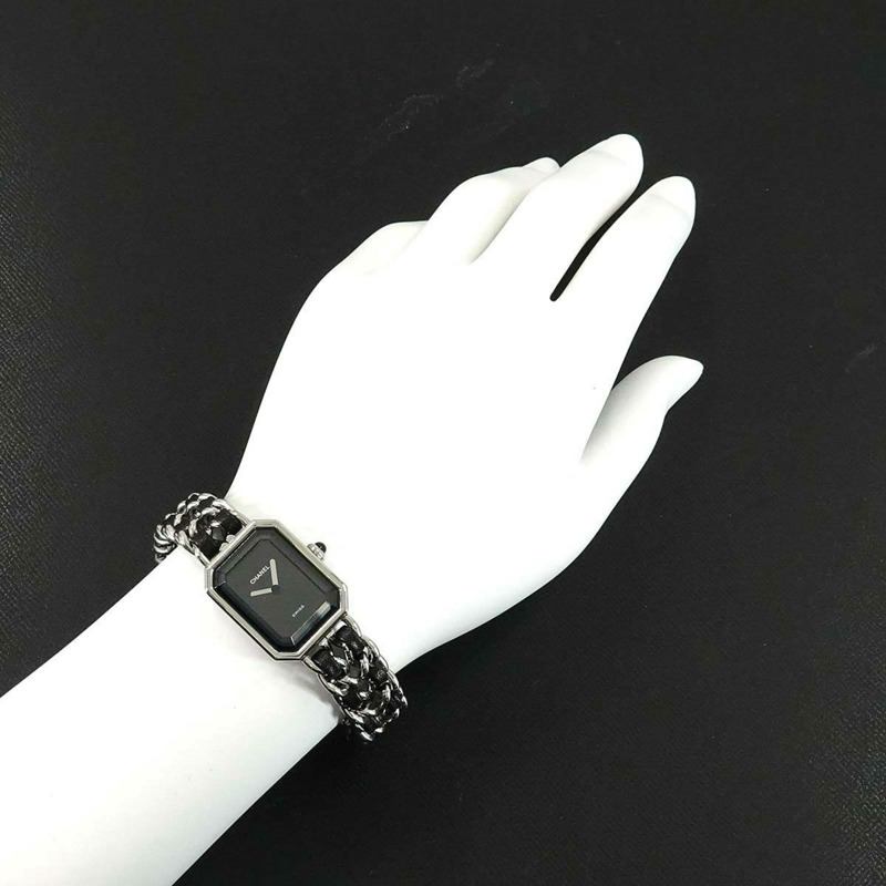 香奈兒 (CHANEL) Premiere 女士腕錶,M 碼,H0451,黑色和銀色,石英機芯-2