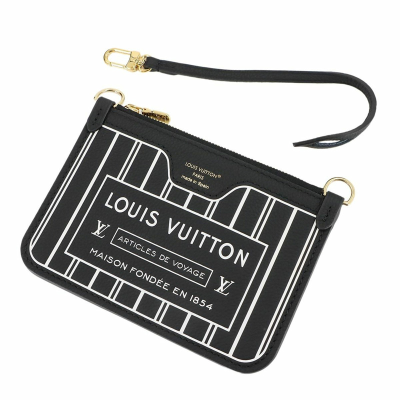 路易威登 Monogram Neverfull Inside Out BB 兩手提/肩背包，黑色，M12099，RFID-8