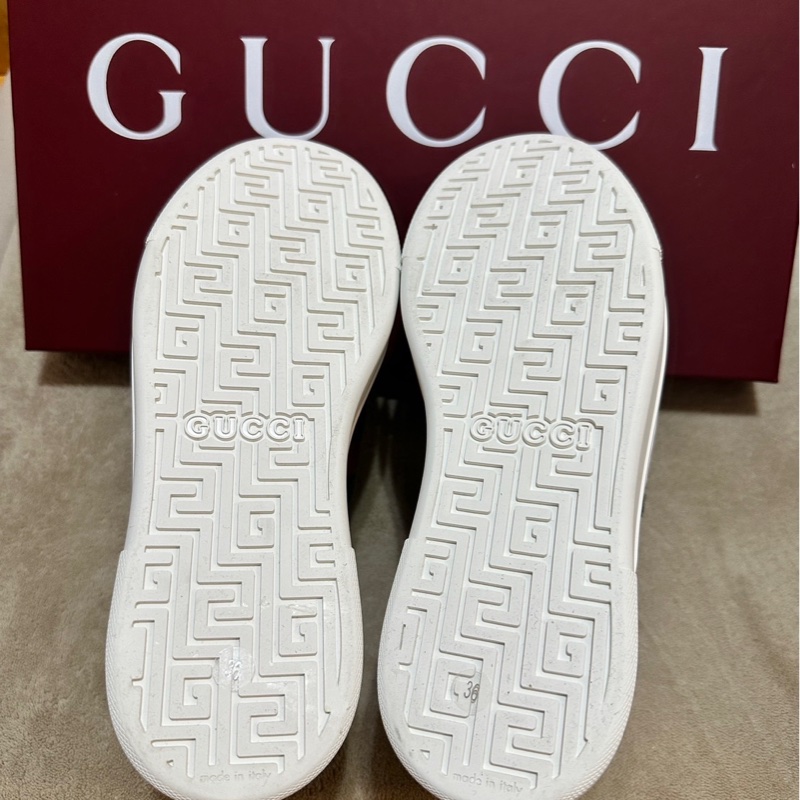 Gucci 增高經典白鞋-8