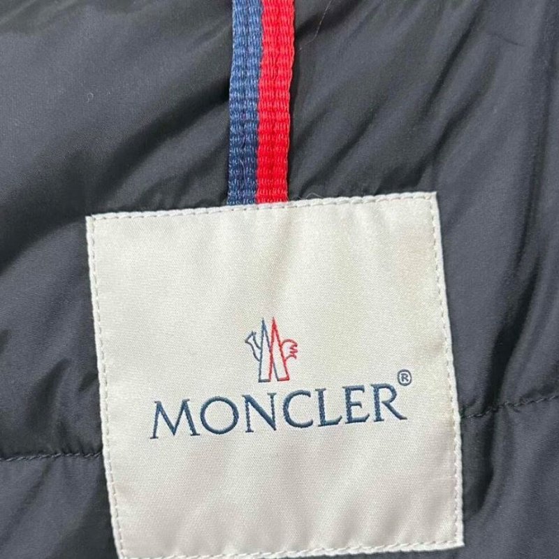 Moncler黑色中長款狐毛領羽絨外套3碼胸圍108衣長85 99新配件塵袋衣架-2