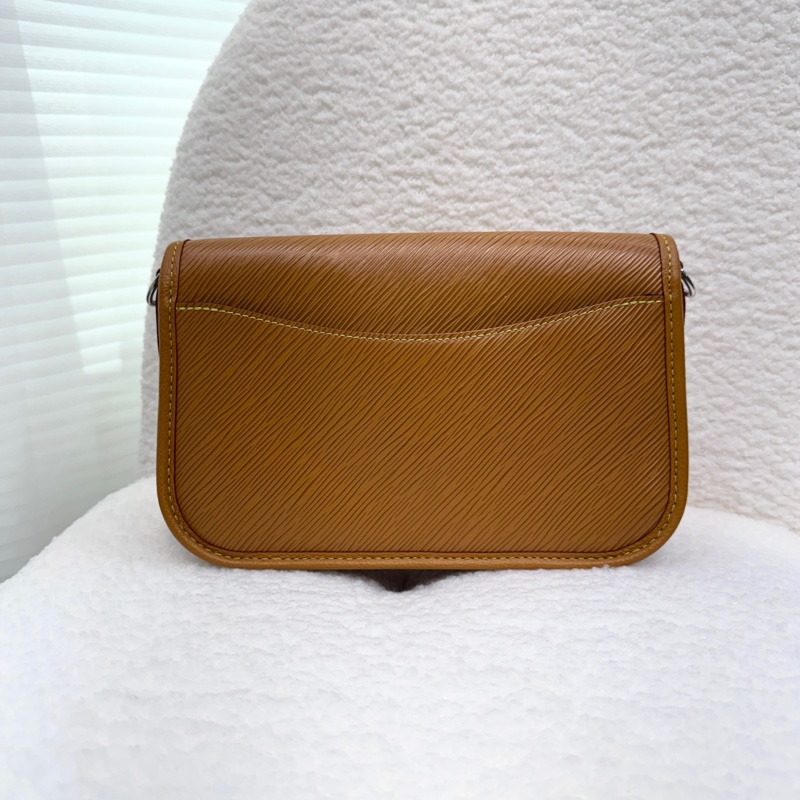 🧡路易威登法棍包LV淺焦糖色EPI牛皮大logo下蓋Buci法棍包M59459-10