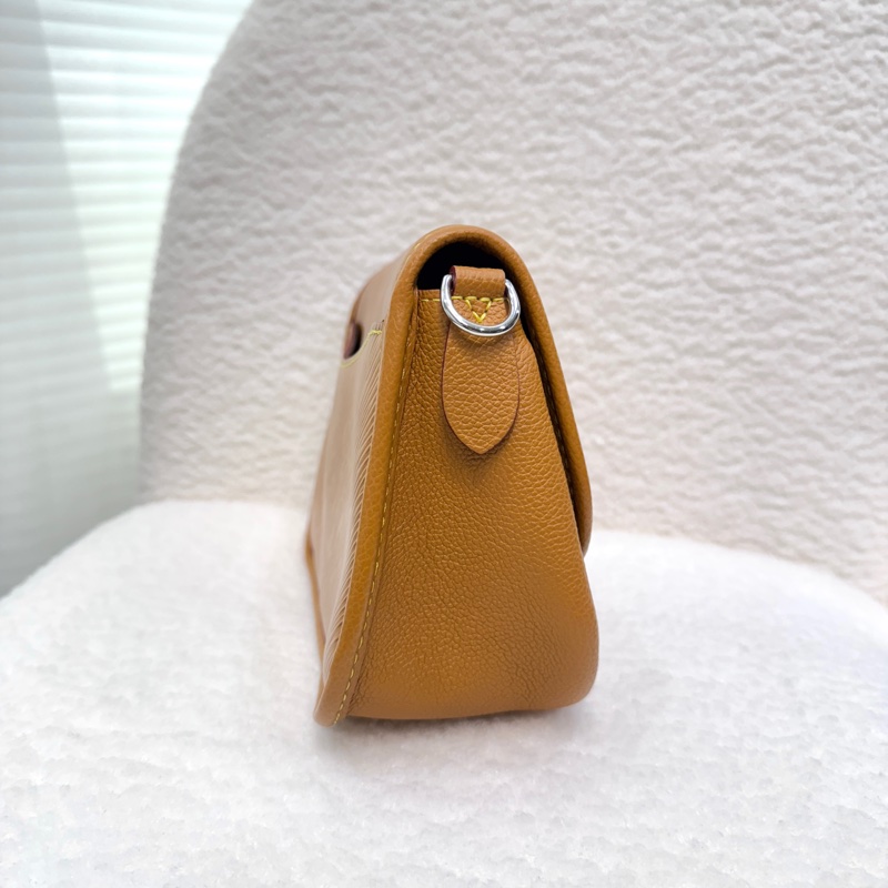 🧡路易威登法棍包LV淺焦糖色EPI牛皮大logo下蓋Buci法棍包M59459-11