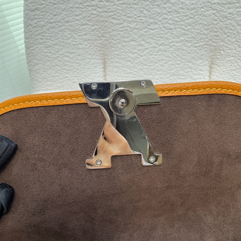 🧡路易威登法棍包LV淺焦糖色EPI牛皮大logo下蓋Buci法棍包M59459-18