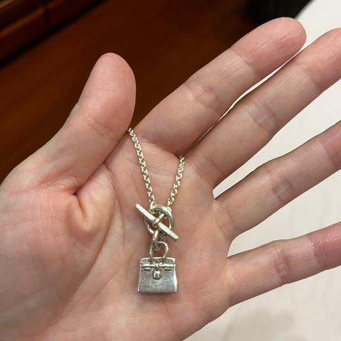 愛馬仕柏金包項鍊