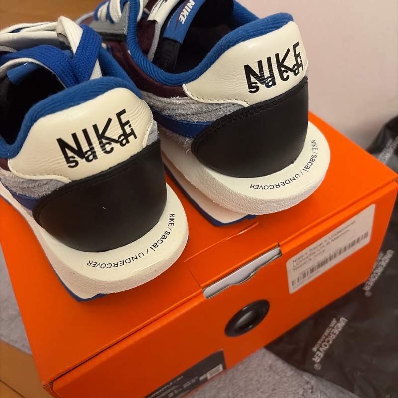 NIKE*SACAI*UNDERCOVER LDWaffle Maroon royal ivory 灰紫藍色運動鞋三方聯名鞋款-2