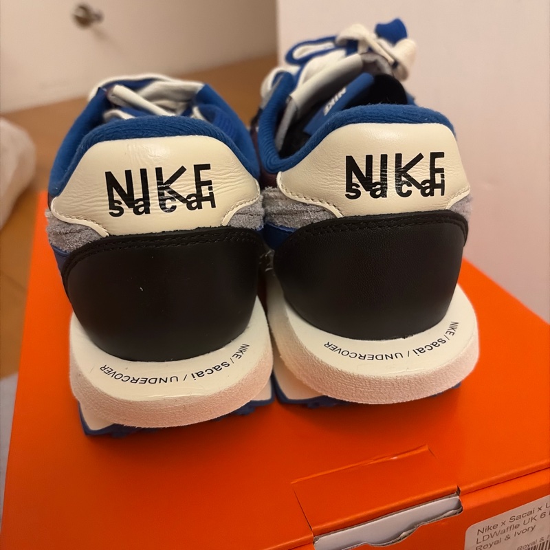 NIKE*SACAI*UNDERCOVER LDWaffle Maroon royal ivory 灰紫藍色運動鞋三方聯名鞋款-6