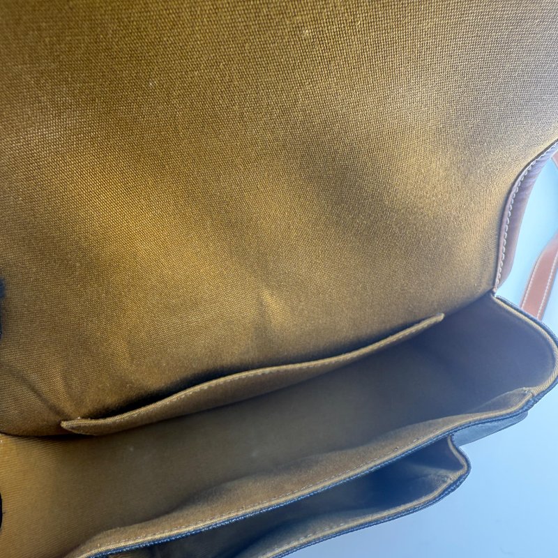 賽琳老花滿印馬鞍單肩斜挎包-12