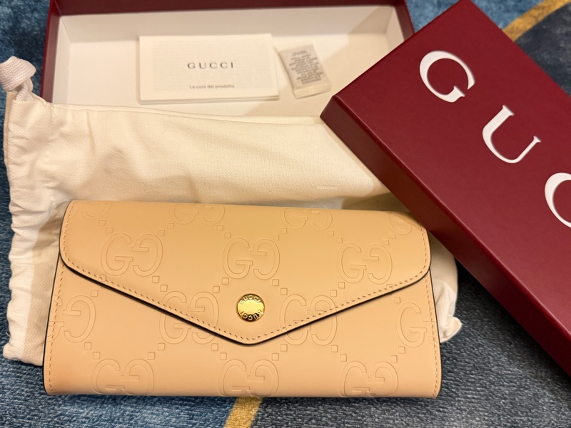 Gucci新款長夾-米白色-0