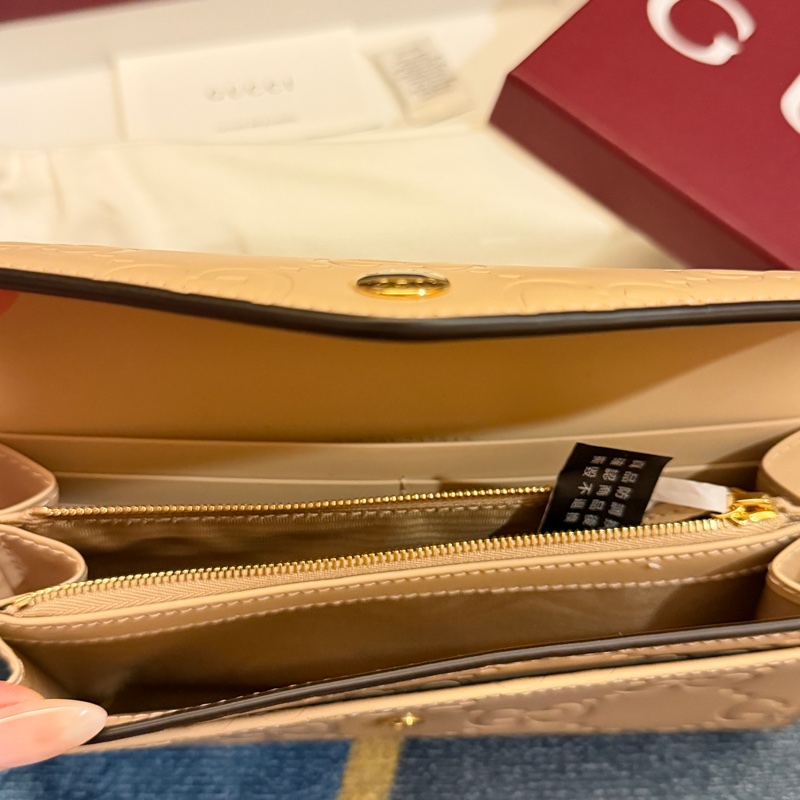 Gucci新款長夾-米白色-5