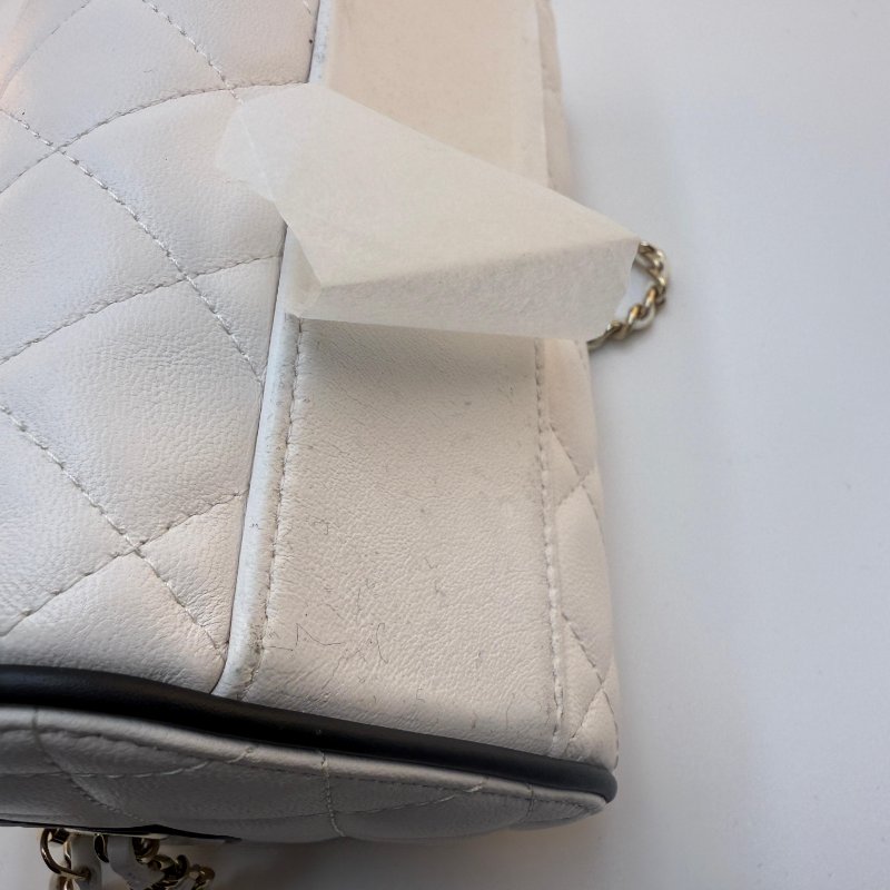 香奈兒白金黑標 2025 款保齡球單肩斜挎包-16
