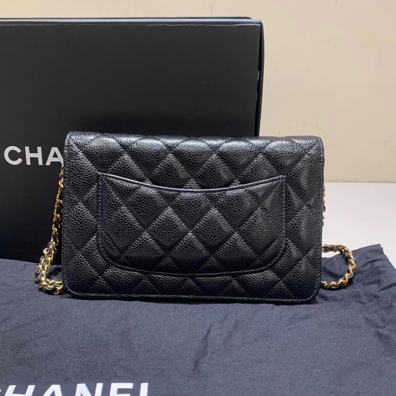【98%新 ✨ 全網最抵】Chanel WOC 黑金 荔枝牛皮 31開-1