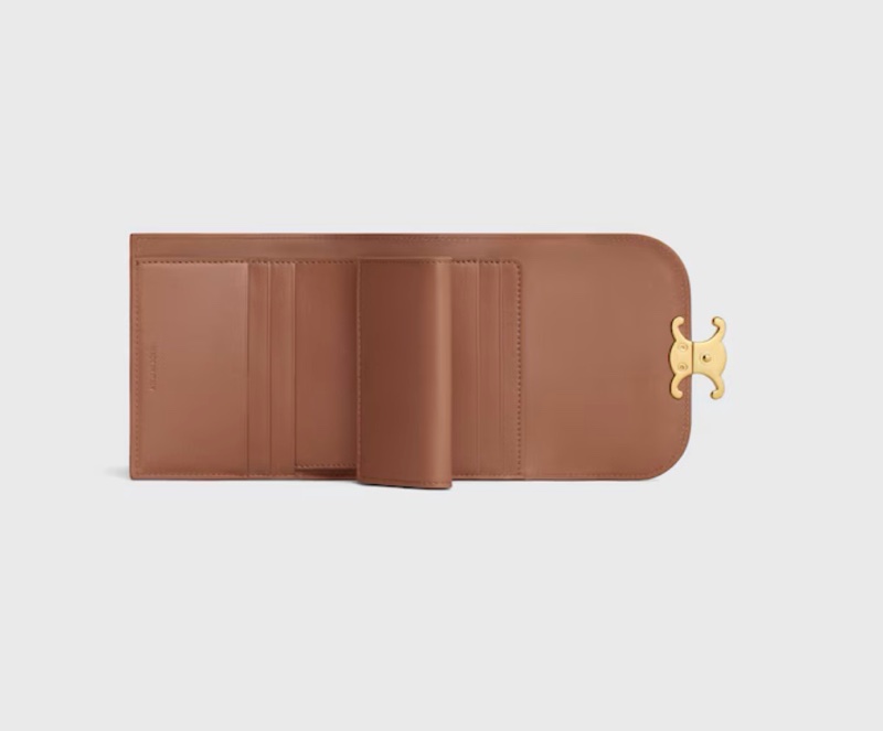 CELINE短夾-乾燥玫瑰色-8