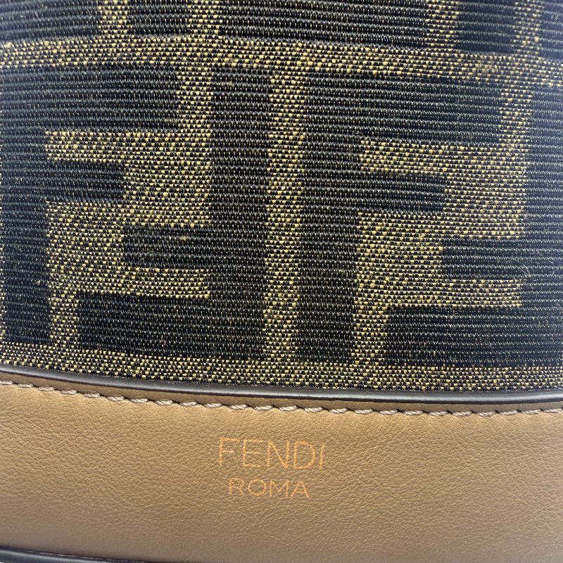 芬迪 Mon Tresor 老花抽繩水桶包-2