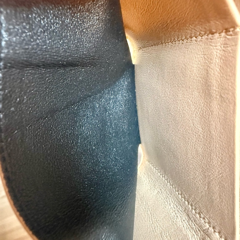 ✔️ Saint Laurent Paris YSL 聖羅蘭 魚子醬牛皮三折短夾(藕粉)-19