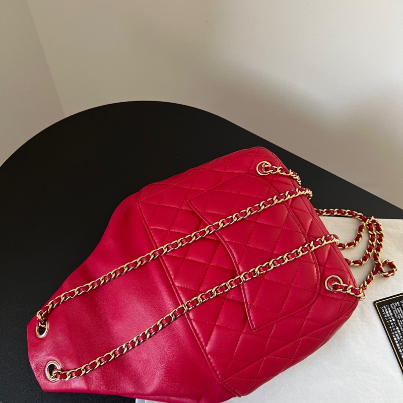 ✨Chanel 後背包 Jennie同款 99新有保卡❤️-7