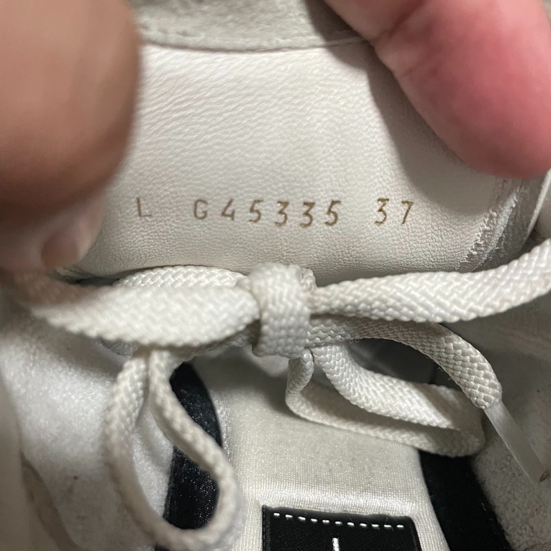 Chanel香奈兒德訓鞋 牛皮低幫休閒鞋 女款 白色 37碼-5