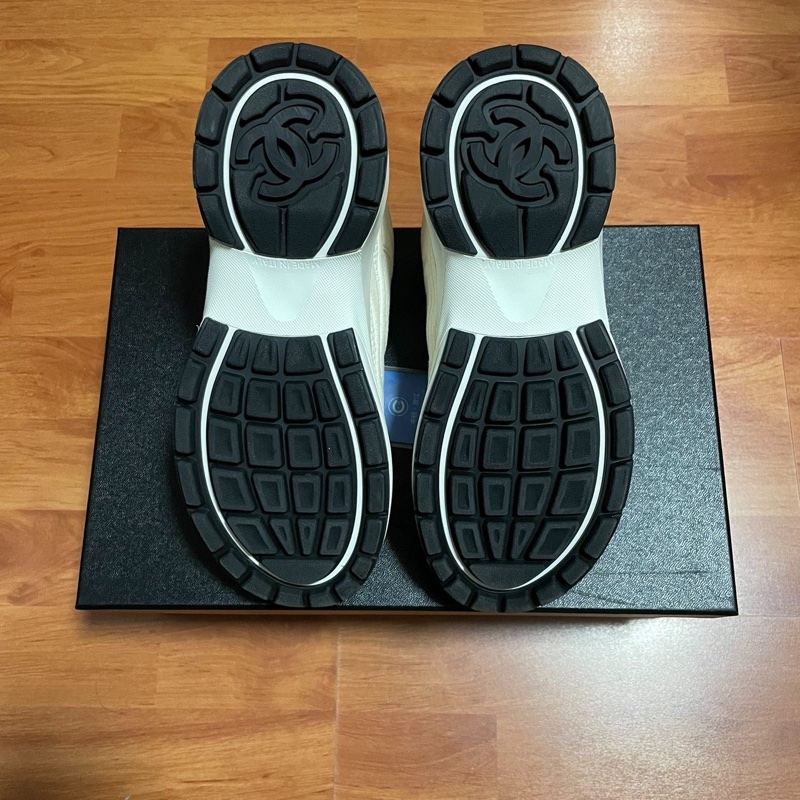 Chanel正品徽標香奈兒24s運動鞋 白色 銀角大王 尺碼：36碼 98新-8