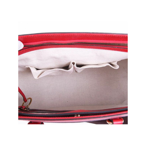 GUCCI 馬階扣金色紅色兩用包