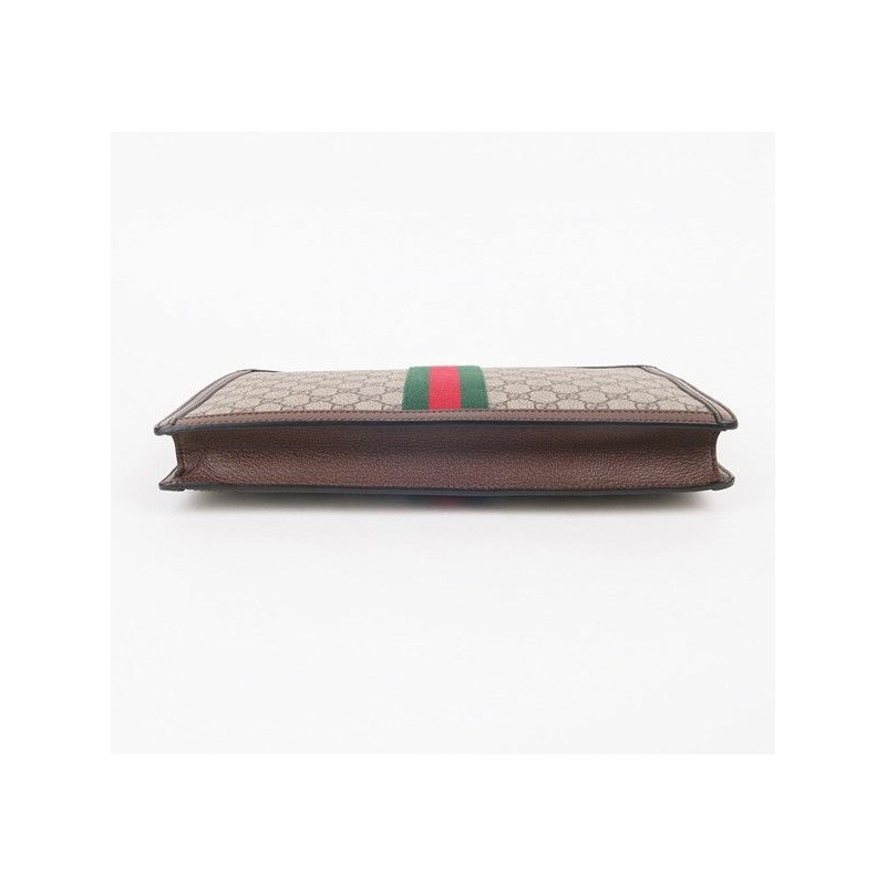 【包稅】GUCCI GG Supreme Ophidia Portfolio 手拿包 523359-0