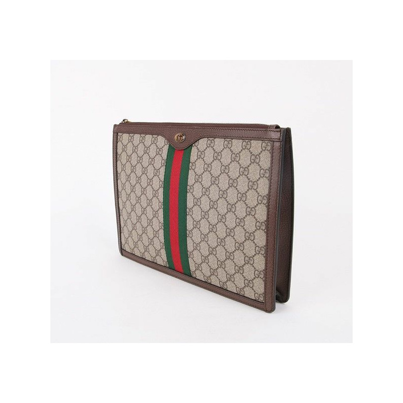 【包稅】GUCCI GG Supreme Ophidia Portfolio 手拿包 523359-3