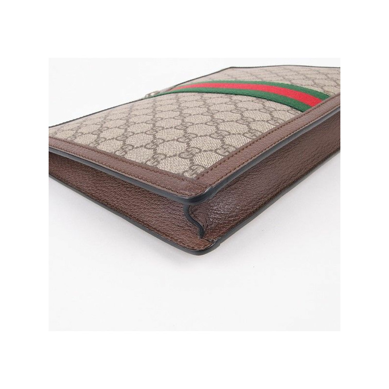 【包稅】GUCCI GG Supreme Ophidia Portfolio 手拿包 523359-8