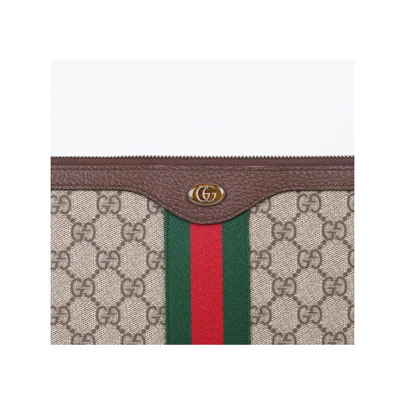 【包稅】GUCCI GG Supreme Ophidia Portfolio 手拿包 523359-1