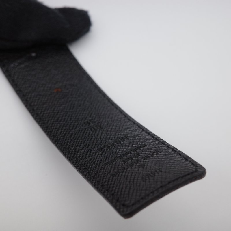 Louis Vuitton 路易威登 經典花紋 金釦 帆布 腰帶 皮帶-6