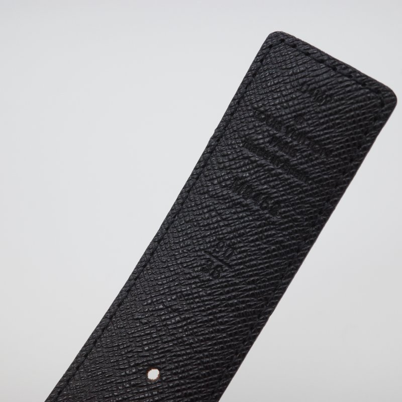 Louis Vuitton 路易威登 經典花紋 金釦 帆布 腰帶 皮帶-7