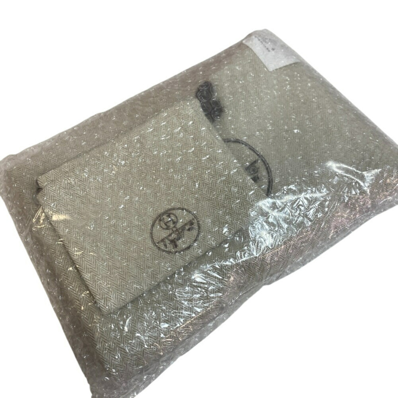 愛馬仕 B 字印記尖頂 25 手提包/托特包/肩包，米色，女士，Z0014848-11