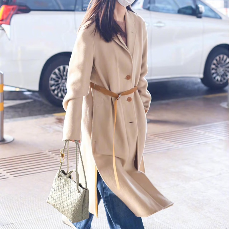 Bv編織羊皮 Small Andiamo 肩背包-13