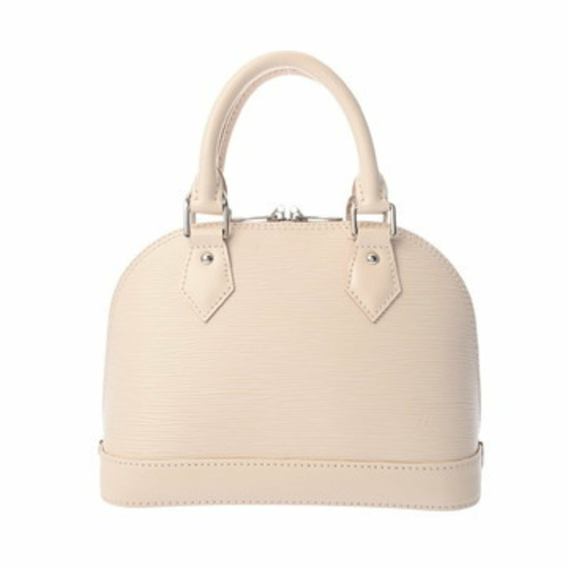 路易威登 Epi Alma BB 兩用石英白 M58706 女士真皮手提包，A級，二手，Ginzo-0