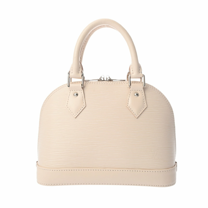 路易威登 Epi Alma BB 兩用石英白 M58706 女士真皮手提包，A級，二手，Ginzo-1