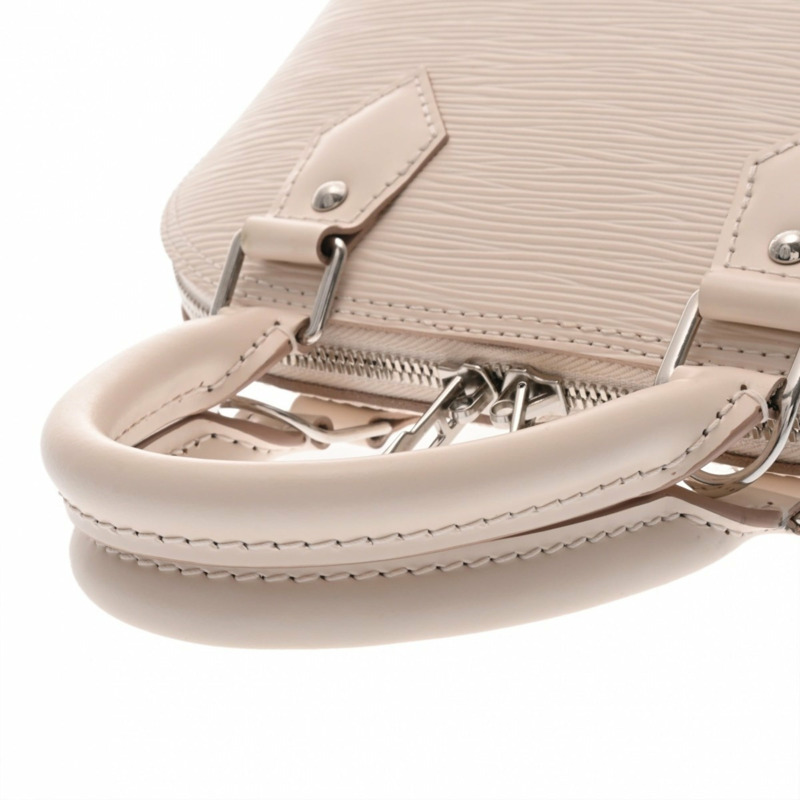 路易威登 Epi Alma BB 兩用石英白 M58706 女士真皮手提包，A級，二手，Ginzo-3