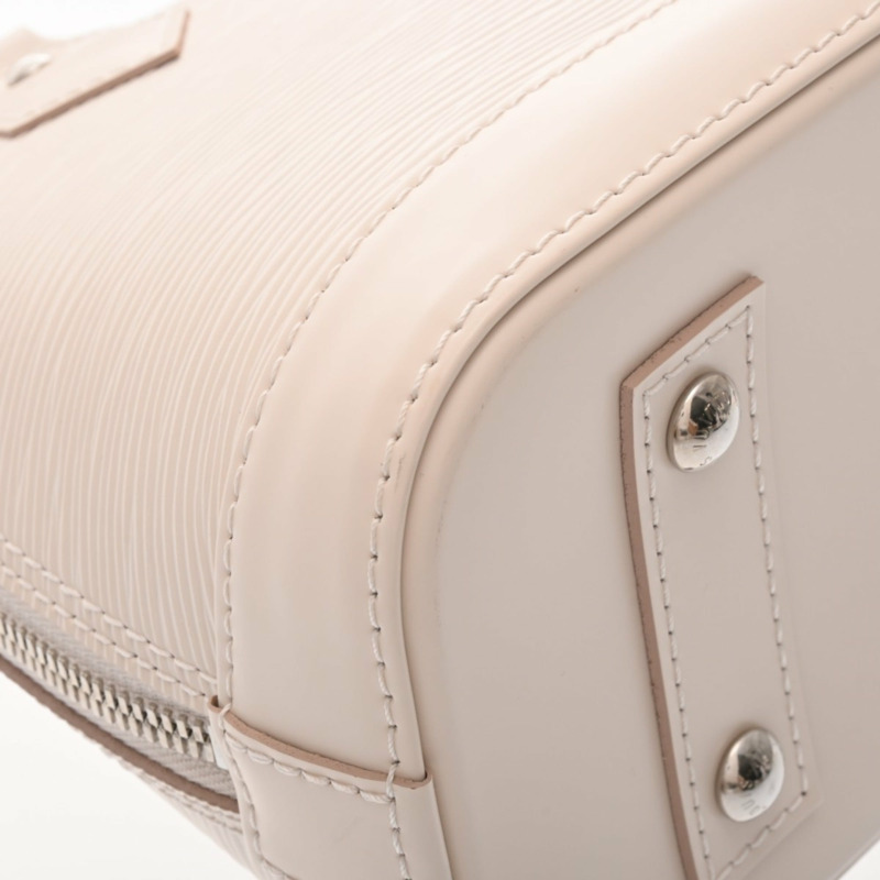 路易威登 Epi Alma BB 兩用石英白 M58706 女士真皮手提包，A級，二手，Ginzo-6