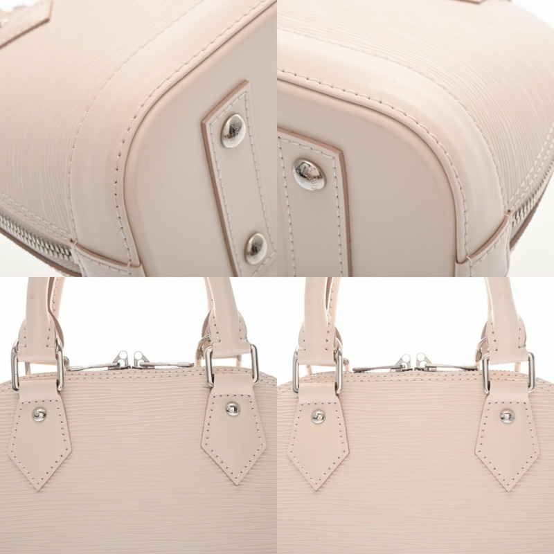 路易威登 Epi Alma BB 兩用石英白 M58706 女士真皮手提包，A級，二手，Ginzo-8