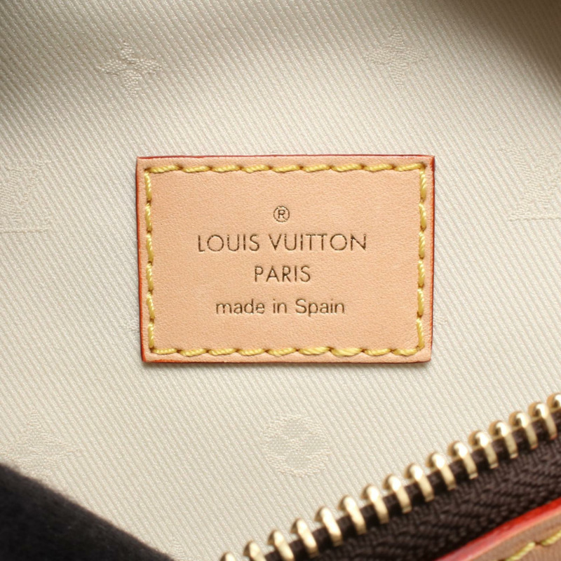 路易威登高腰臀包 M46784 Monogram 皮革 棕色 二手-3